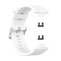 Силиконовый ремешок для Huawei Watch Fit TIA-B09 (белый)