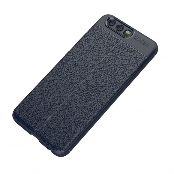 Чехол-накладка Litchi Grain для Huawei P10 Plus (темно-синий) Чехол-накладка Litchi Grain для Huawei P10 Plus (темно-синий)