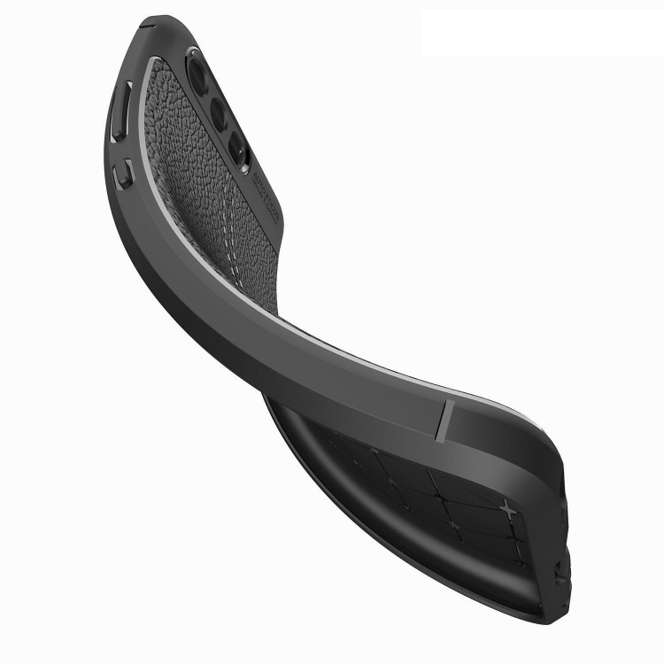 Чехол-накладка Litchi Grain для Huawei P10 Plus (темно-синий)