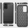 Чехол-накладка Carbon Fibre для Xiaomi Redmi Note 11 / Redmi Note 11S (темно-синий)