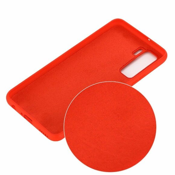 Силиконовый чехол Mobile Shell для Honor 30S (CDY-NX9A) (красный) Силиконовый чехол Mobile Shell для Honor 30S (CDY-NX9A) (красный)