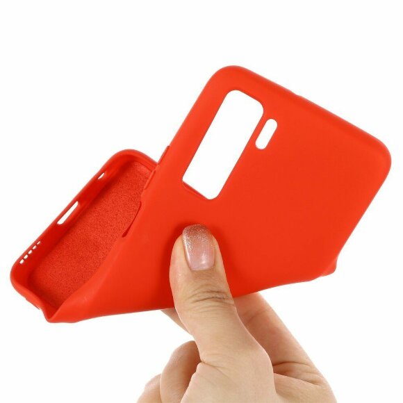 Силиконовый чехол Mobile Shell для Honor 30S (CDY-NX9A) (красный) Силиконовый чехол Mobile Shell для Honor 30S (CDY-NX9A) (красный)