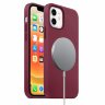 Чехол MagSafe для iPhone 12 mini (сливовый)