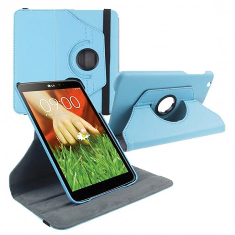 Поворотный чехол для LG G Pad 8.3 (голубой)