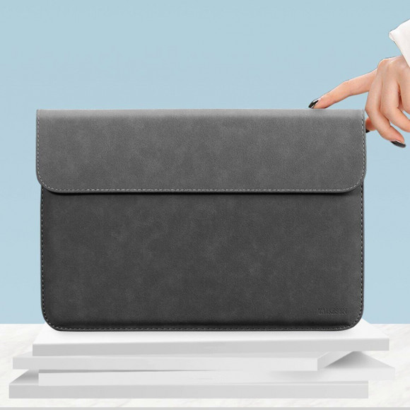 Чехол с магнитной крышкой TAIKESEN для ноутбука и Macbook 13,3 дюйма (темно-серый)