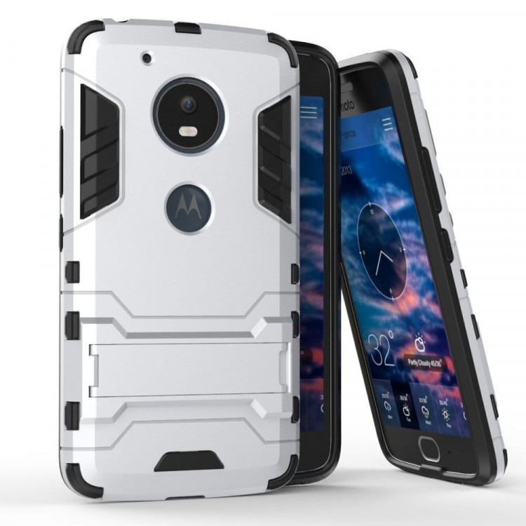 Чехол Duty Armor для Motorola Moto G5 (серебряный)