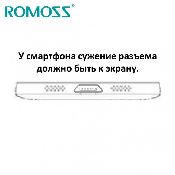 Приемник зарядки для смартфонов с micro usb Romoss RM01 Приемник зарядки для смартфонов с micro usb Romoss RM01