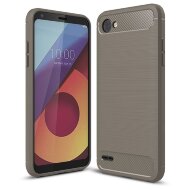 Чехол-накладка Carbon Fibre для LG Q6 / LG Q6a / LG Q6+ (серый) Чехол-накладка Carbon Fibre для LG Q6 / LG Q6a / LG Q6+ (серый)