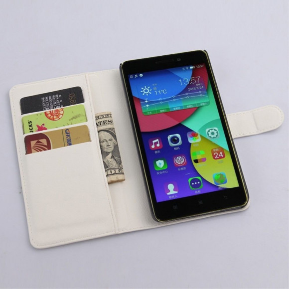 Чехол с визитницей для Lenovo A7000 / K3 Note (белый) Чехол с визитницей для Lenovo A7000 / K3 Note (белый)