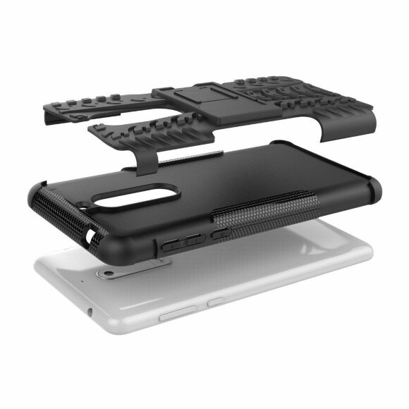 Чехол Hybrid Armor для Nokia 5 (черный + зеленый) Чехол Hybrid Armor для Nokia 5 (черный + зеленый)