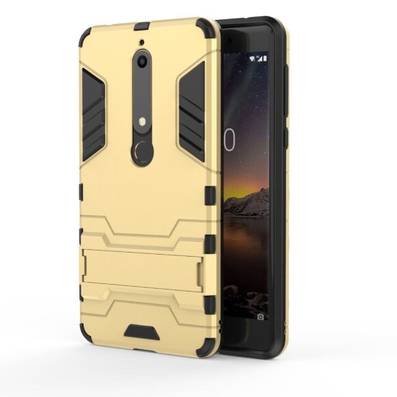 Чехол Duty Armor для Nokia 6 (2018) / Nokia 6.1 (золотой)
