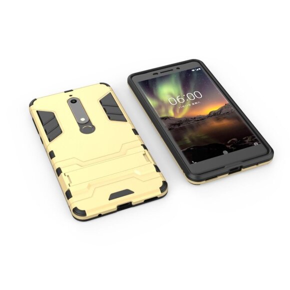 Чехол Duty Armor для Nokia 6 (2018) / Nokia 6.1 (золотой)