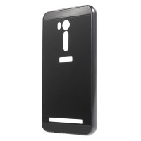 Алюминиевый бампер-чехол для ASUS ZenFone Go ZB551KL (черный)