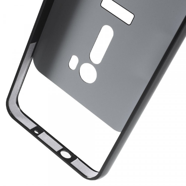 Алюминиевый бампер-чехол для ASUS ZenFone Go ZB551KL (черный)
