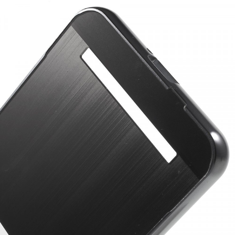 Алюминиевый бампер-чехол для ASUS ZenFone Go ZB551KL (черный)