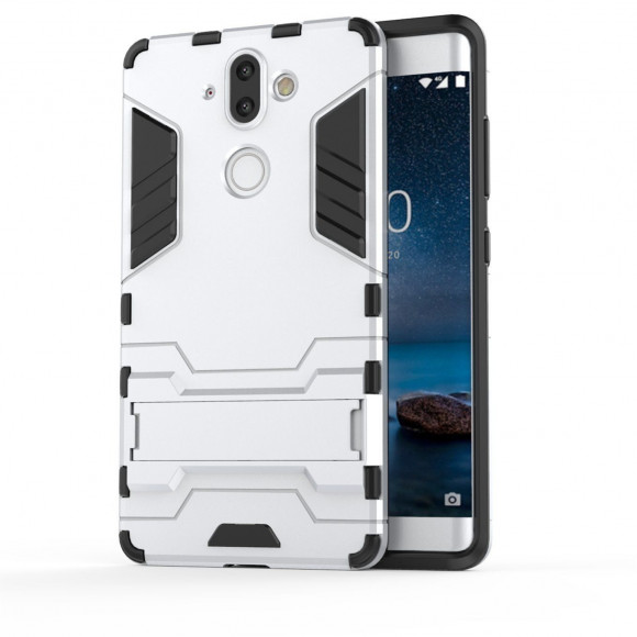 Чехол Duty Armor для Nokia 8 Sirocco (серебряный) Чехол Duty Armor для Nokia 8 Sirocco (серебряный)