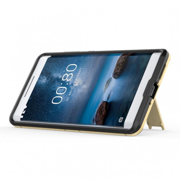 Чехол Duty Armor для Nokia 8 Sirocco (серебряный) Чехол Duty Armor для Nokia 8 Sirocco (серебряный)