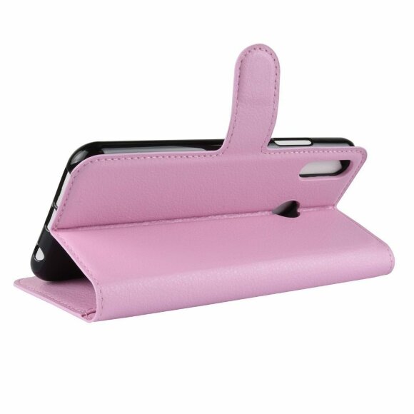 Чехол с визитницей для Asus ZenFone 5 ZE620KL / 5z ZS620KL (розовый) Чехол с визитницей для Asus ZenFone 5 ZE620KL / 5z ZS620KL (розовый)