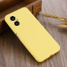 Силиконовый чехол Mobile Shell для Xiaomi Poco M4 5G Global (желтый)