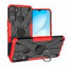 Чехол Armor Shockproof Ring Holder для Infinix Hot 12 Pro (черный + красный)
