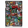 Чехол Smart Case для Huawei MatePad T10 / T10s / C5e / C3 / Honor Pad X8 / X8 Lite / X6 (Graffiti)