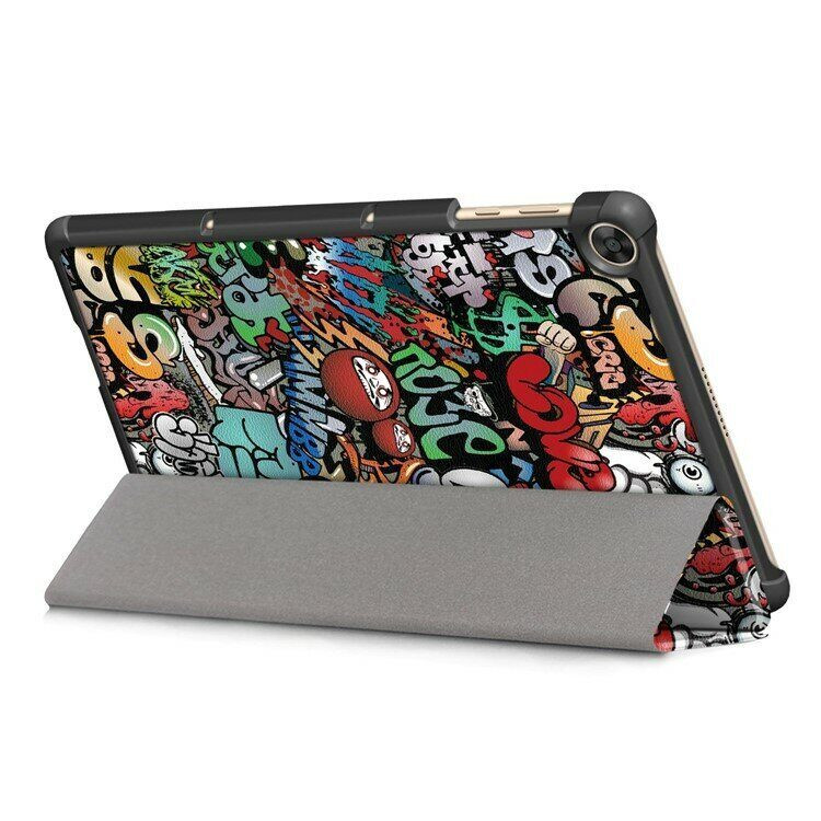Чехол Smart Case для Huawei MatePad T10 / T10s / C5e / C3 / Honor Pad X8 / X8 Lite / X6 (Graffiti)