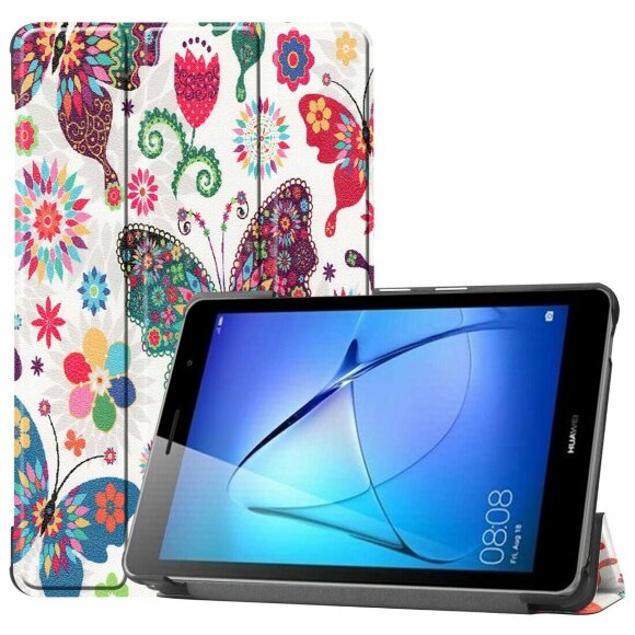 Чехол Smart Case для Huawei MatePad T8 (Colorful Butterflies)