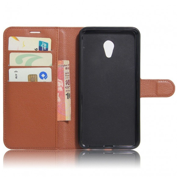 Чехол с визитницей для Meizu MX5 (коричневый) Чехол с визитницей для Meizu MX5 (коричневый)