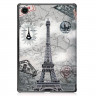 Чехол Smart Case для Samsung Galaxy Tab A8 10.5 (2021) SM-X200 / SM-X205 (Eiffel Tower and Map)