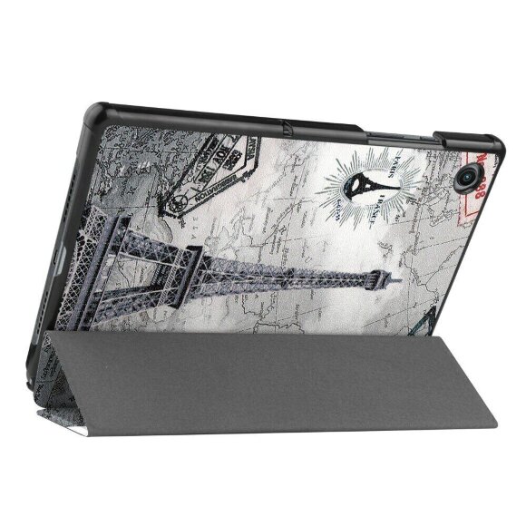 Чехол Smart Case для Samsung Galaxy Tab A8 10.5 (2021) SM-X200 / SM-X205 (Eiffel Tower and Map)