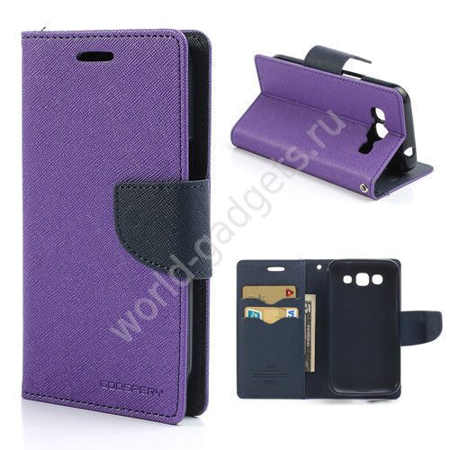 Горизонтальный чехол для Samsung Galaxy Win / i8550 (фиолетовый)