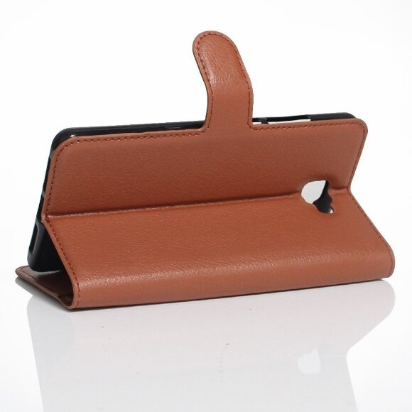 Чехол с визитницей для Samsung Galaxy J7 Prime SM-G610F/DS (коричневый) (On7 2016 SM-G6100)