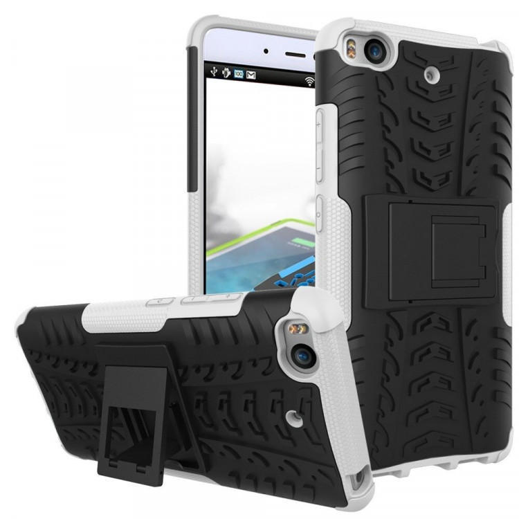 Чехол Hybrid Armor для Xiaomi Mi5S (черный + белый)