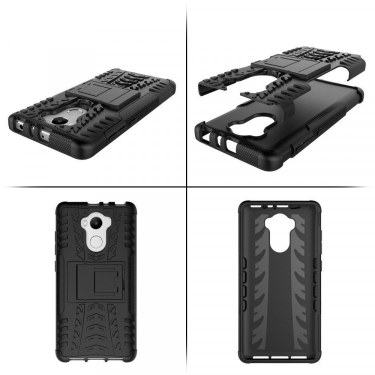 Чехол накладка Hybrid Armor Redmi 4 / 4 Pro / 4 Prime (черный)