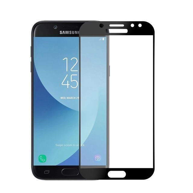 Защитное стекло 3D для Samsung Galaxy J3 2017 (черный)