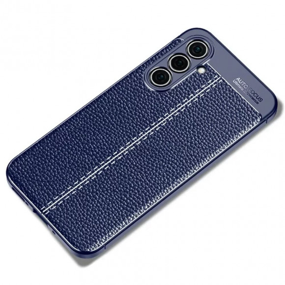 Чехол-накладка Litchi Grain для Samsung Galaxy A54 (темно-синий) Чехол-накладка Litchi Grain для Samsung Galaxy A54 (темно-синий)