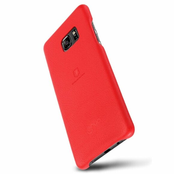 Кожаная накладка LENUO для Samsung Galaxy Note 7 (красный)