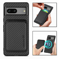 Чехол с магнитным держателем карт для Google Pixel 8 (черный)