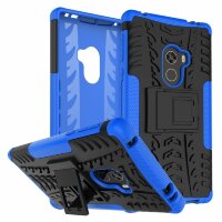 Чехол Hybrid Armor для Xiaomi Mi Mix (черный + голубой)
