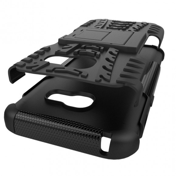 Чехол Hybrid Armor для Samsung Galaxy A3 (2017) SM-A320F (черный) Чехол Hybrid Armor для Samsung Galaxy A3 (2017) SM-A320F (черный)