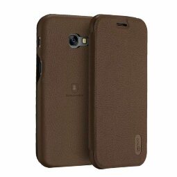 Чехол LENUO для Samsung Galaxy A7 (2017) SM-A720F (коричневый)