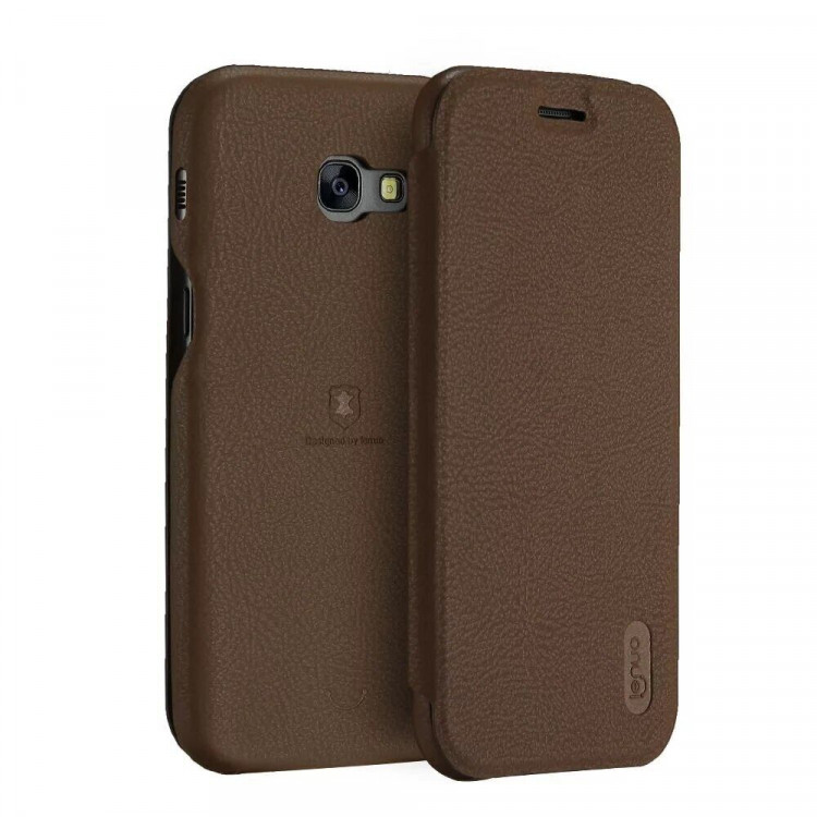 Чехол LENUO для Samsung Galaxy A7 (2017) SM-A720F (коричневый)