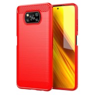 Чехол-накладка Carbon Fibre для Xiaomi Poco X3 NFC / Poco X3 / Poco X3 Pro (красный) Чехол-накладка Carbon Fibre для Xiaomi Poco X3 NFC / Poco X3 / Poco X3 Pro (красный)