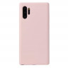 Силиконовый чехол Mobile Shell для Samsung Galaxy Note 10+ (Plus) (розовый)