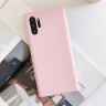 Силиконовый чехол Mobile Shell для Samsung Galaxy Note 10+ (Plus) (розовый)
