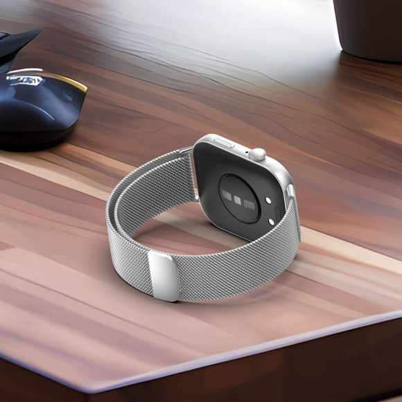 Миланский сетчатый браслет для Huawei Watch Fit 3 (серебряный)