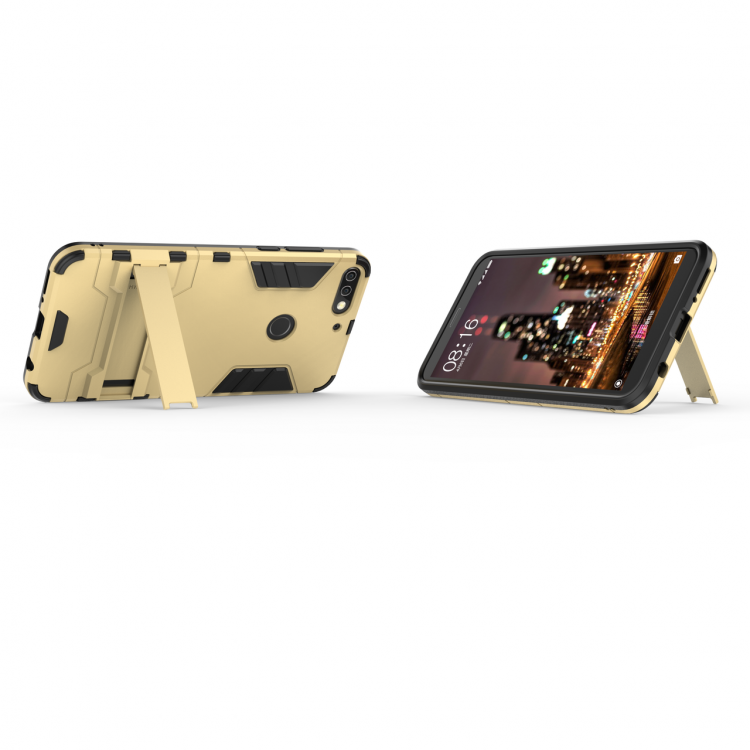 Чехол Duty Armor для Huawei Honor 7C Pro / Enjoy 8 (золотой)