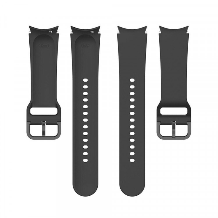Силиконовый ремешок для Samsung Galaxy Watch 5 / Watch 5 Pro (черный)