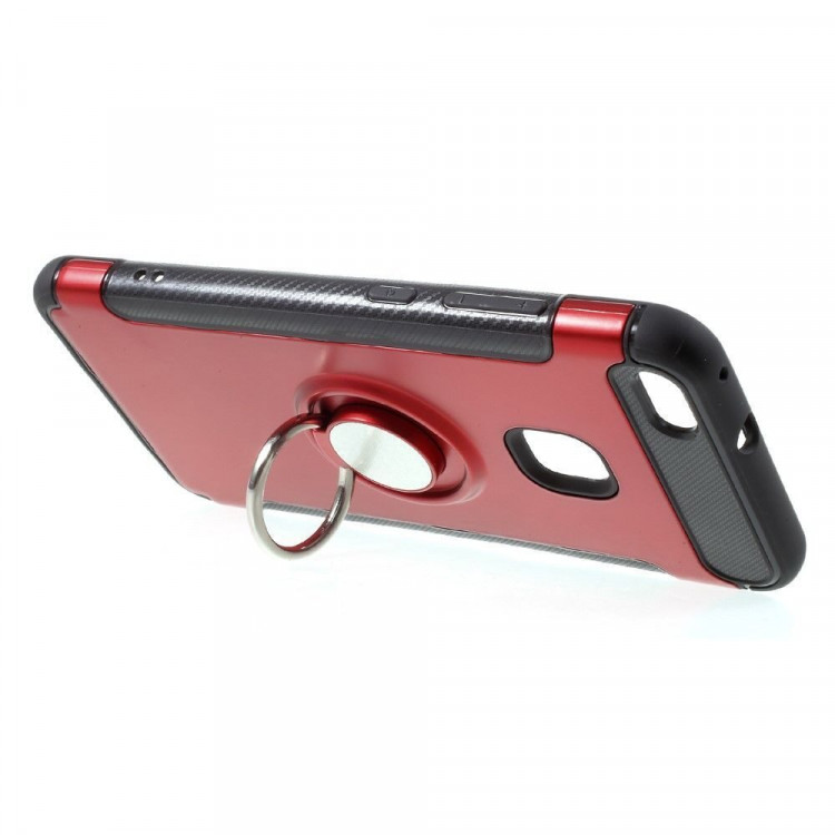 Чехол Hybrid Kickstand для Huawei P10 Lite (красный)