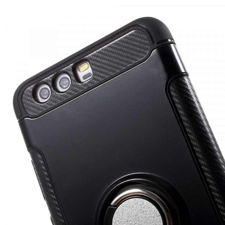 Чехол Hybrid Kickstand для Huawei P10 Plus (черный)